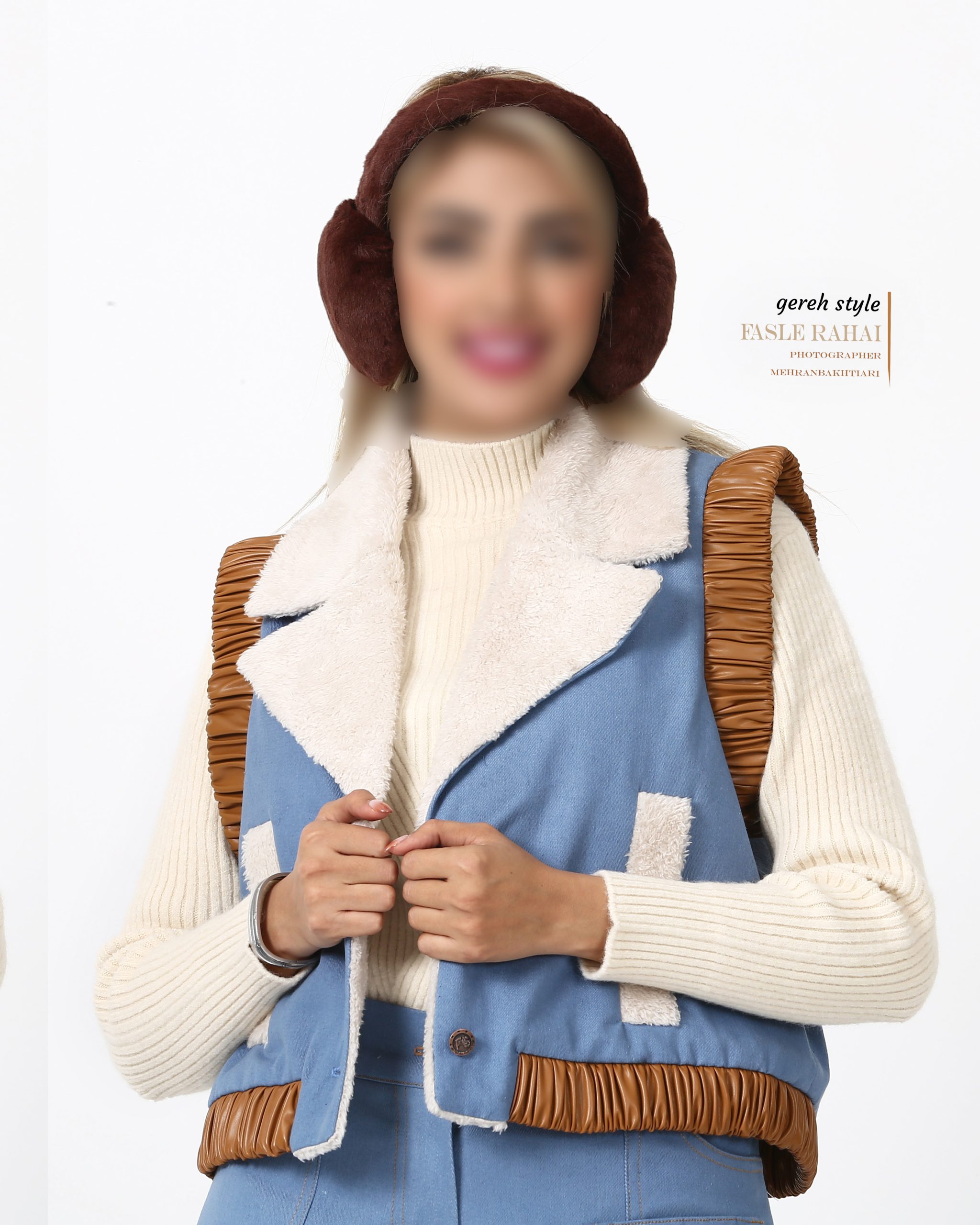 وست زنانه گره استایل مدل آپاچی